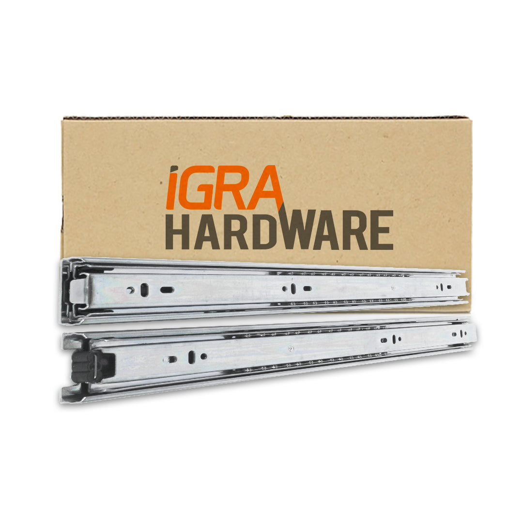 BUNDLE: 12 Pair 45mm Full Extension Drawer Slide