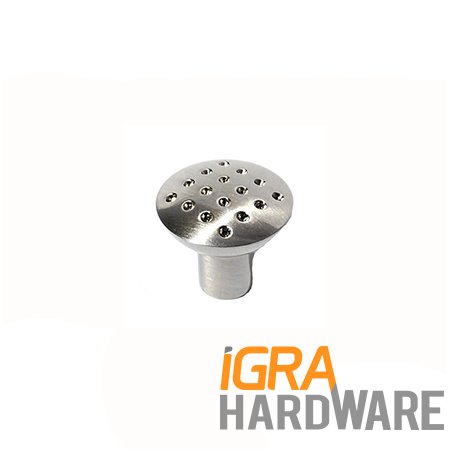 Satin Nickel Dimpled Knob