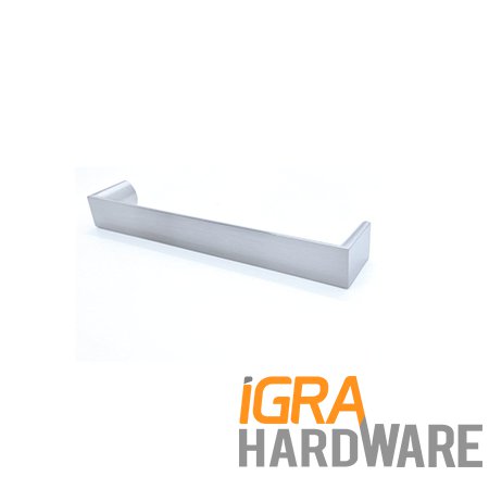 Satin Flat Bench Cabinet Pull