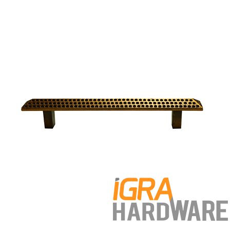 Antique Golden Dimpled Cabinet Pull