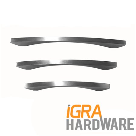 Satin Nickel Bridge Cabinet Pulls