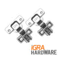 BUNDLE: 250 pieces 110° Half Overlay Compact Hinge